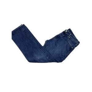 Levis 501 Jeans Men Tag 34x32 Actual 33x30 Blue Straight Dark Western Bike Chore